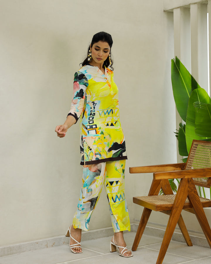 Muslin Printed Co-ord Set | Co-Ord Set | Shop stylish women's clothing online at Label Flavia |