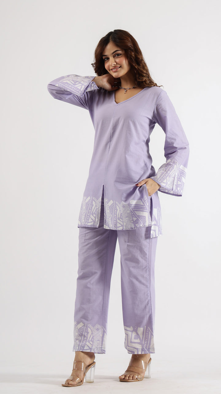 Trendy Lounge Co-ord Set for Women - Comfy Two-Piece Outfit