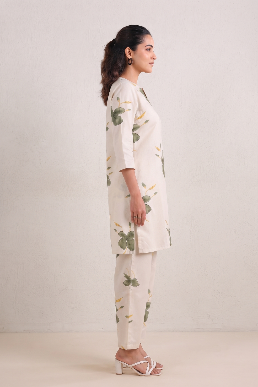 Graceful Floral Co-ord Set – A Symphony of Elegance & Comfort