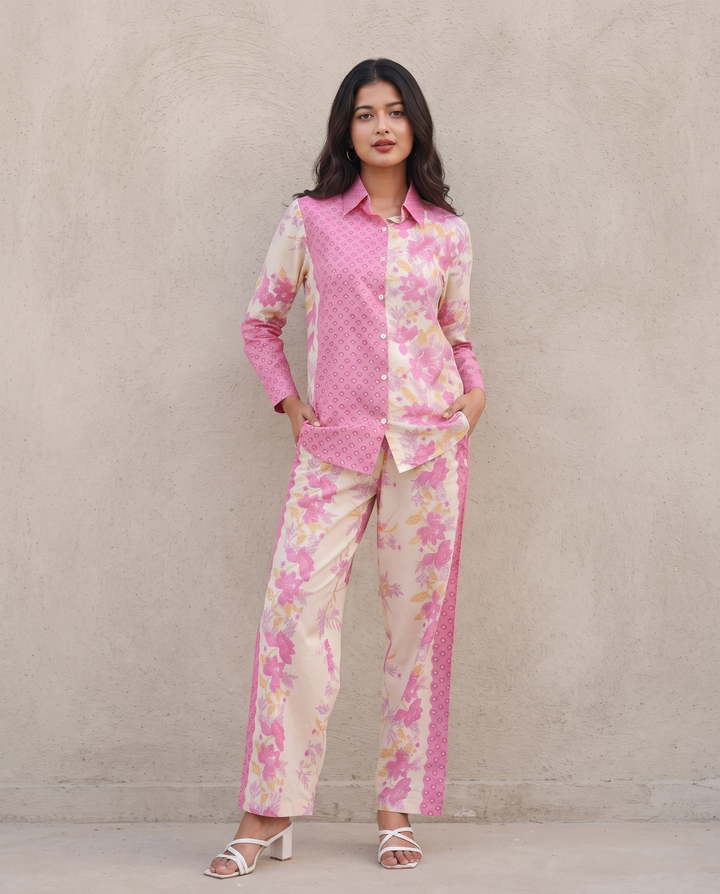 Enchanted Blossom – Luxe Floral Co-Ord Set