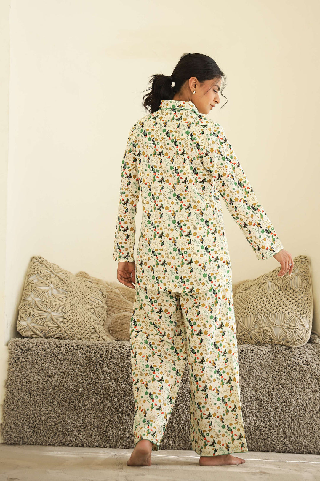 Cozy Cotton Printed Night Suit