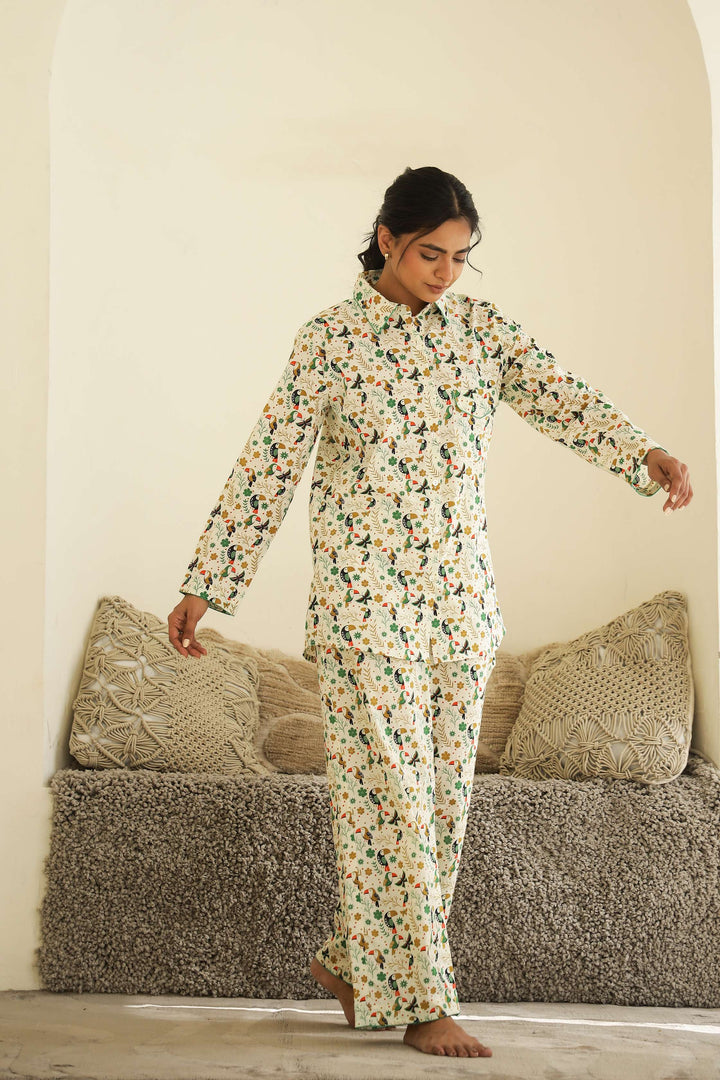 Cozy Cotton Printed Night Suit