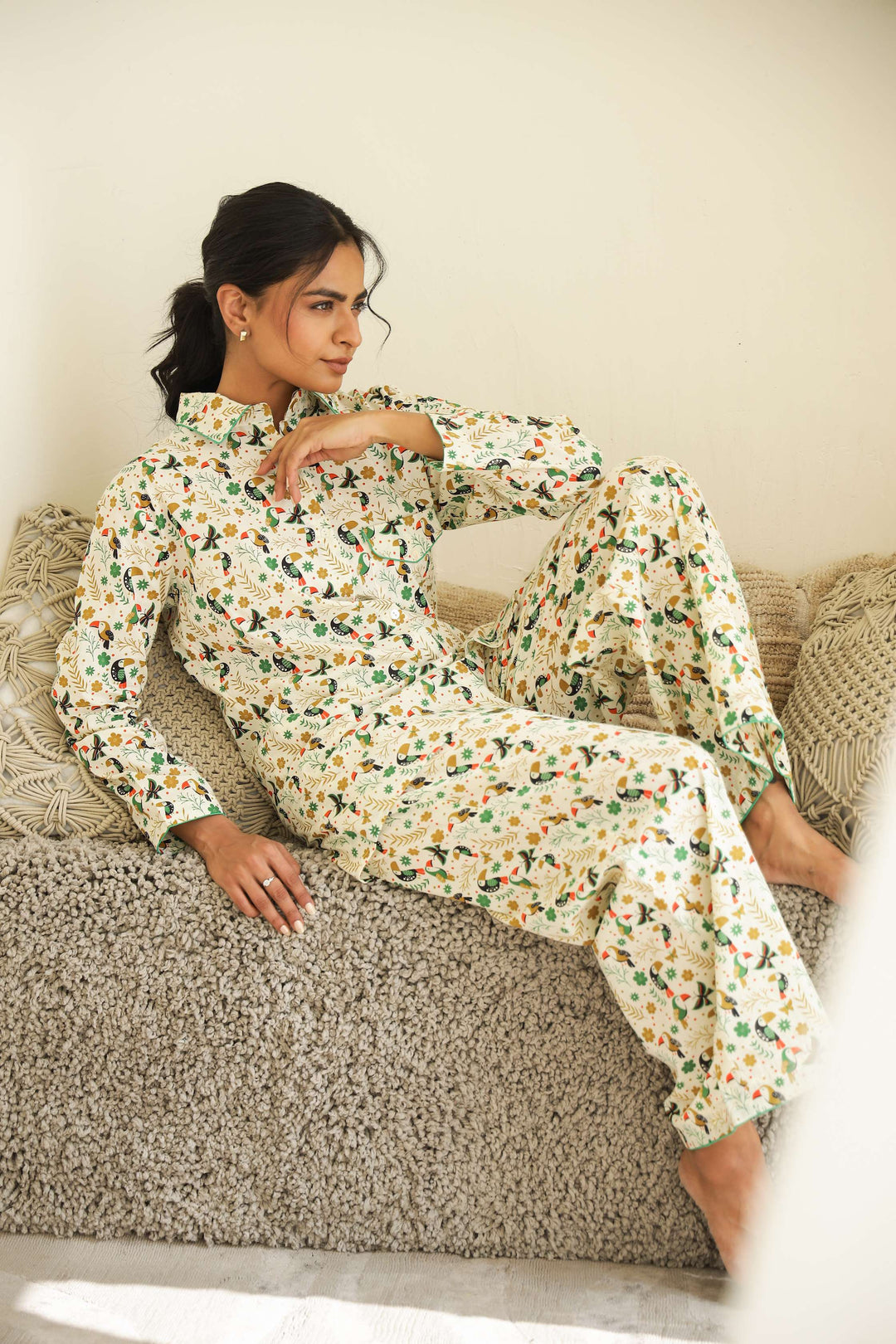 Cozy Cotton Printed Night Suit