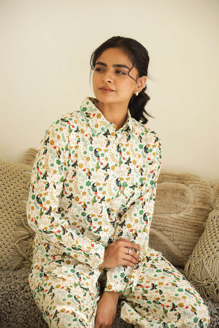 Cozy Cotton Printed Night Suit