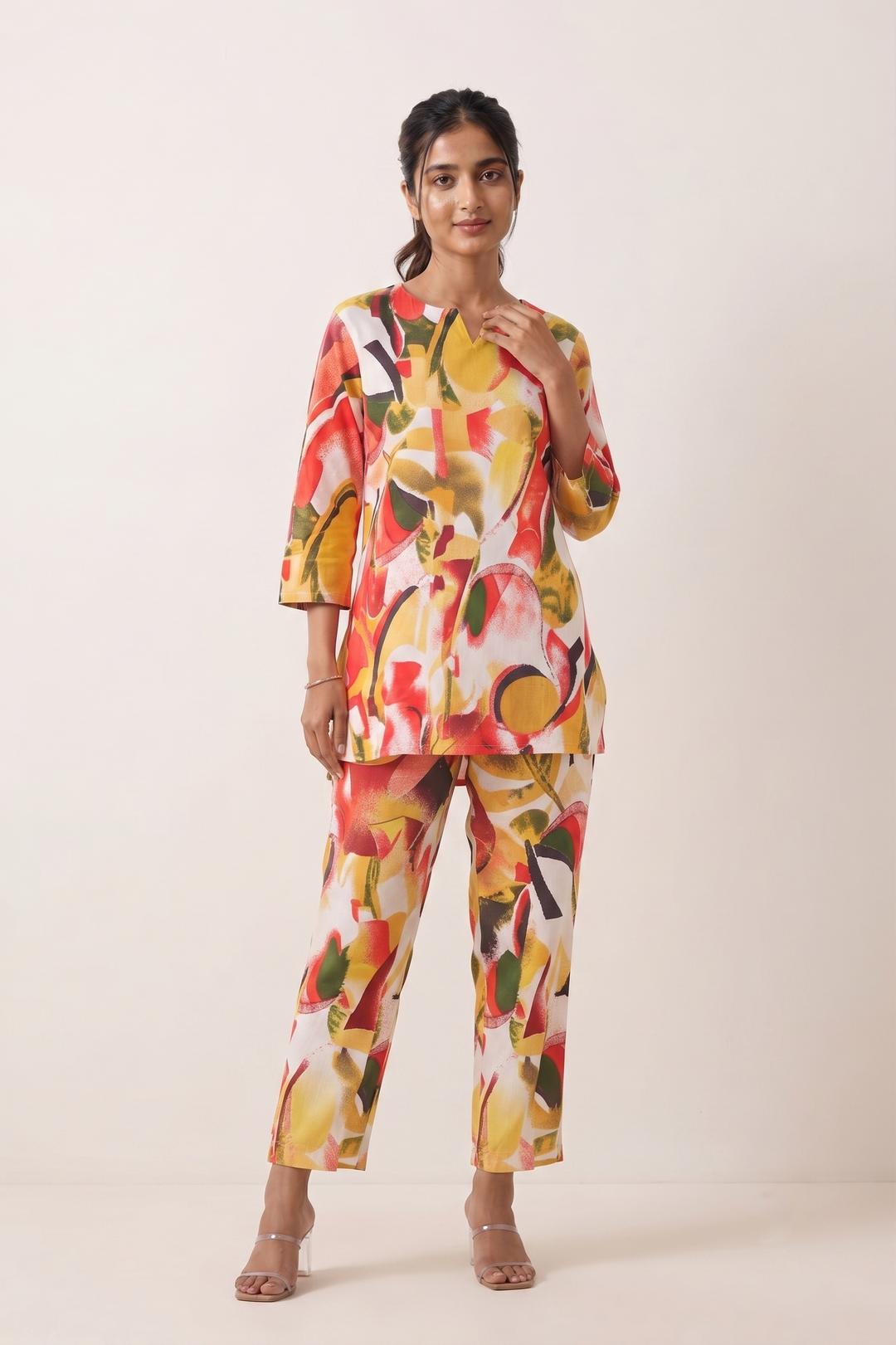 Bold Abstract Cotton Cord Set
