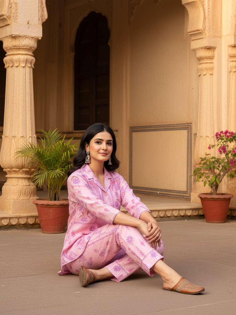 Premium Cotton Co-ord Set