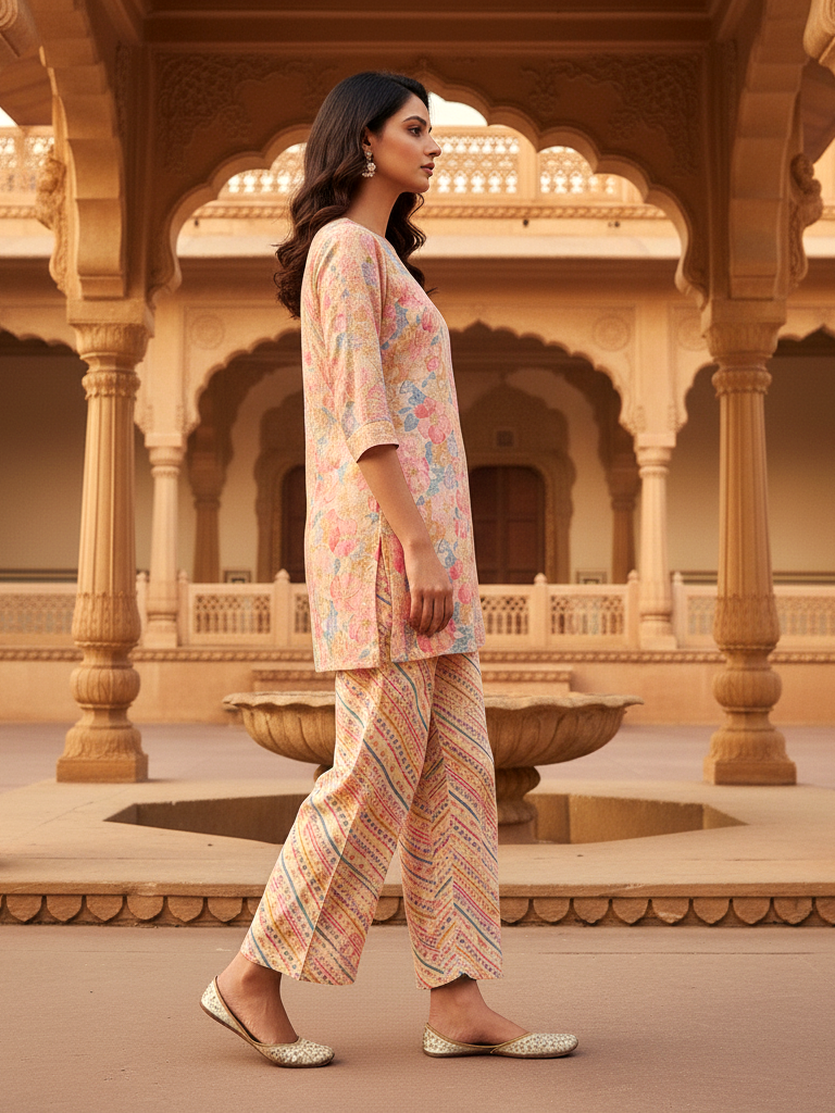 Versatile Cotton Co-ord Outfit