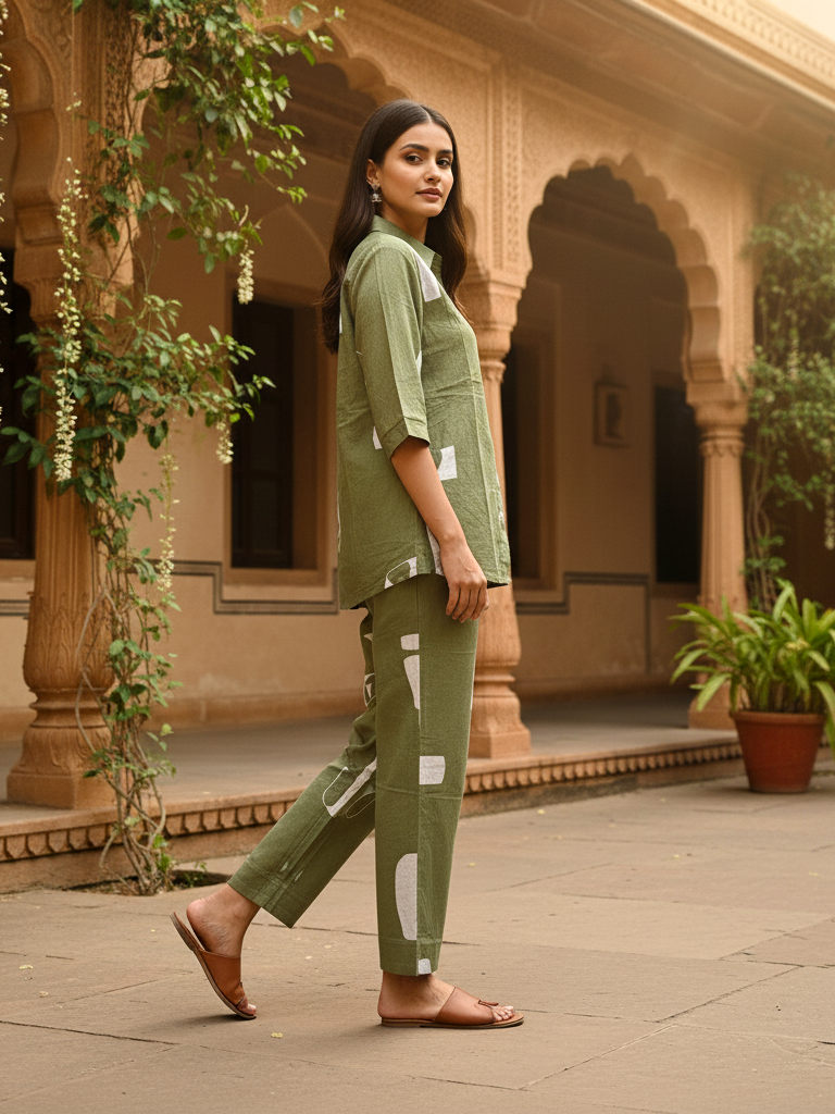 Stylish Cotton Co-ord Set