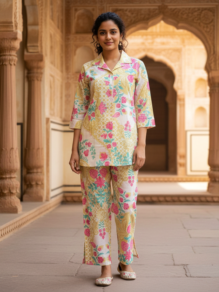 Elegant Cotton Co-ord Set