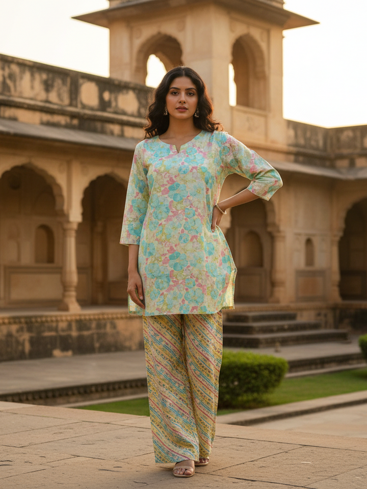 Sophisticated Co-ord | Printed Relaxed Fit