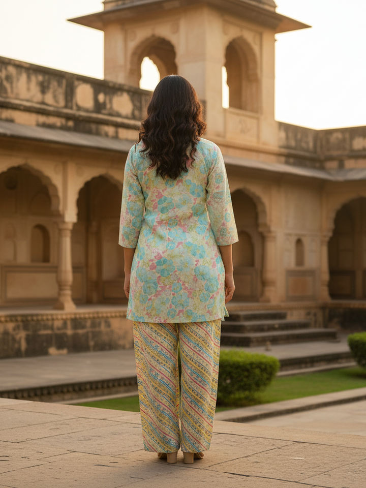 Sophisticated Co-ord | Printed Relaxed Fit