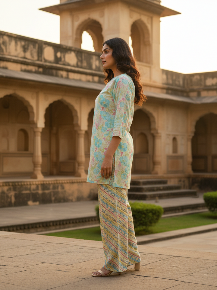 Sophisticated Co-ord | Printed Relaxed Fit
