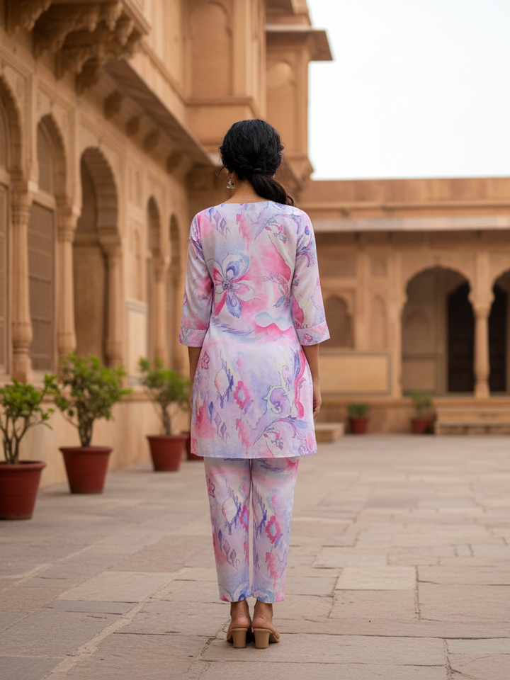 The Artisan Floral Coordinated Set | Premium Cotton