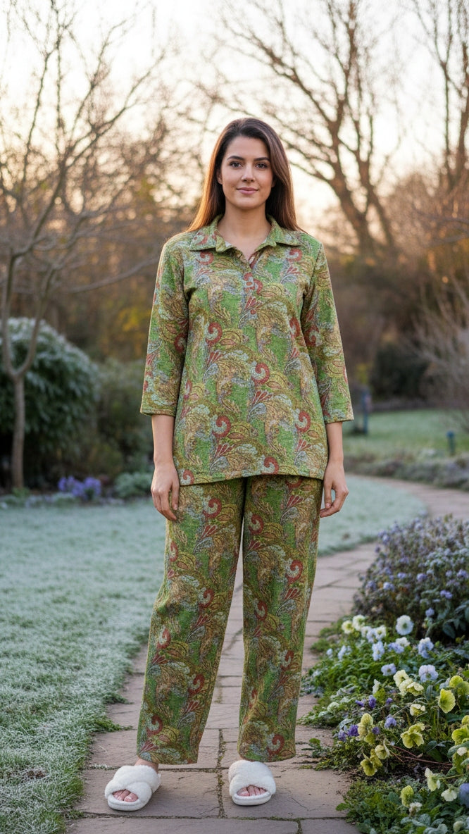 Elegant Pashmina Woolen Co-ord Set for Indian Women – Cozy Winter Style