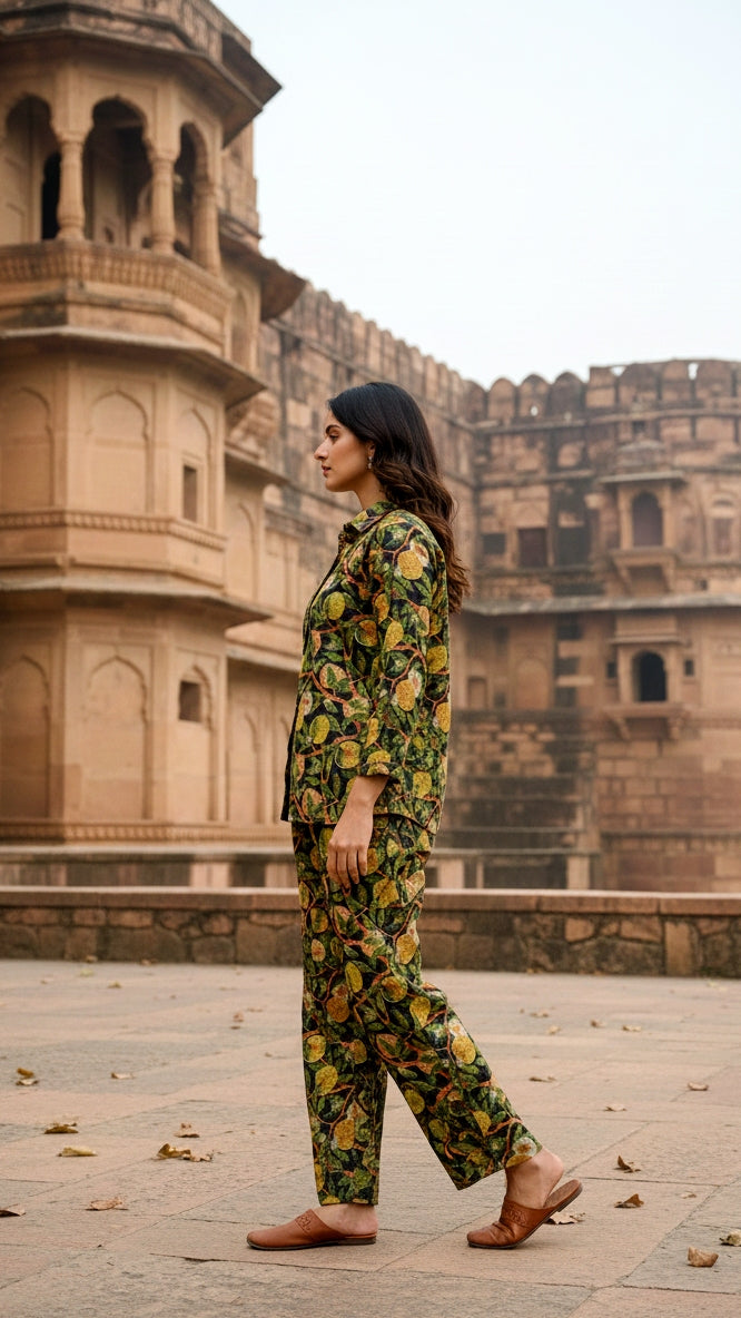 Elegant Pashmina Woolen Co-ord Set for Indian Women – Cozy Winter Style