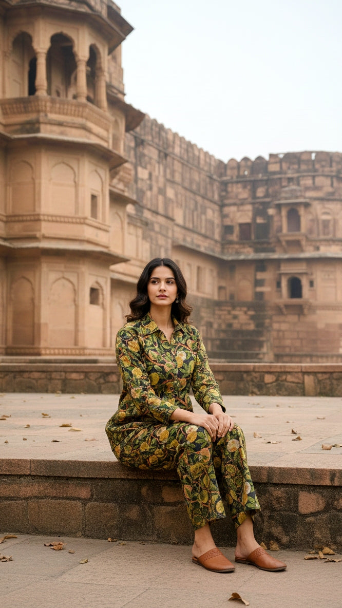 Elegant Pashmina Woolen Co-ord Set for Indian Women – Cozy Winter Style