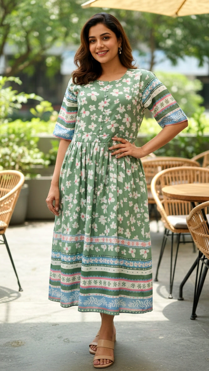 Women’s Elegant Georgette Dress – Lightweight & Flowy