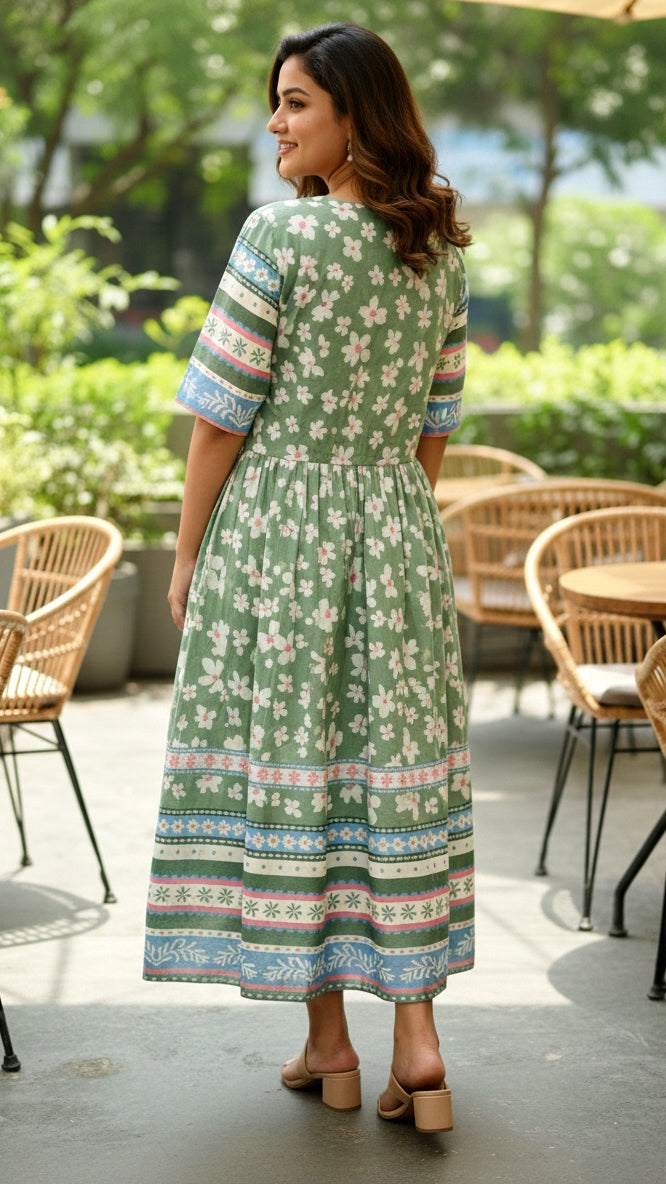 Women’s Elegant Georgette Dress – Lightweight & Flowy