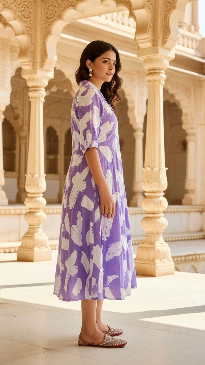 Cotton Printed Dress