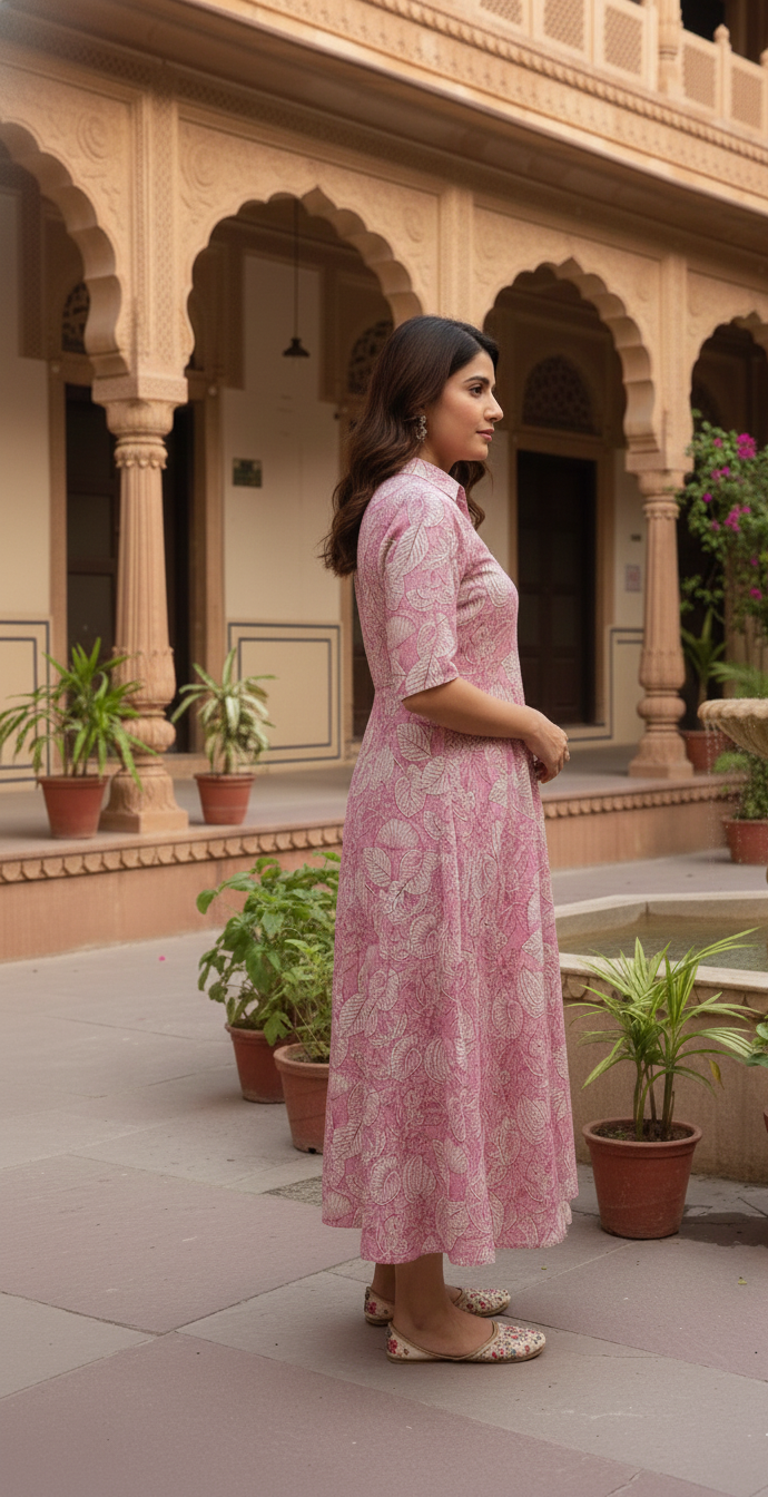 Cotton Printed Dress