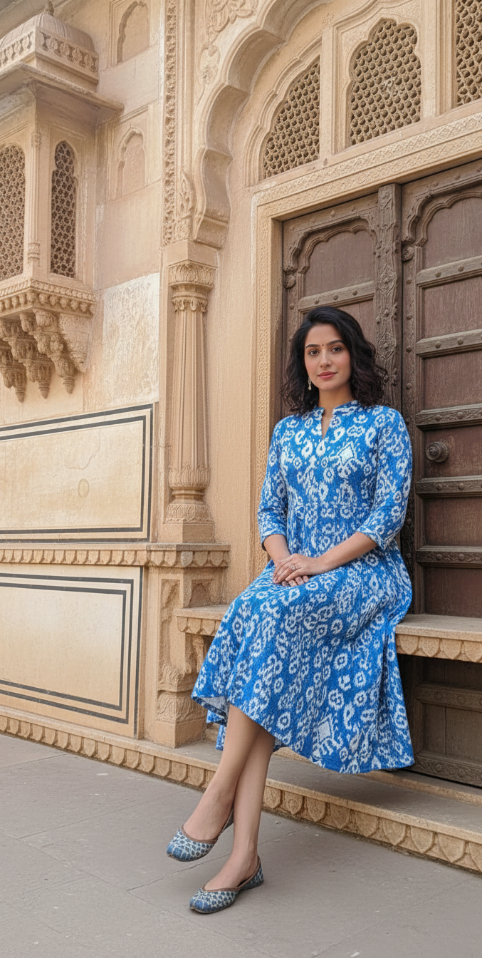 Cotton Printed Dress