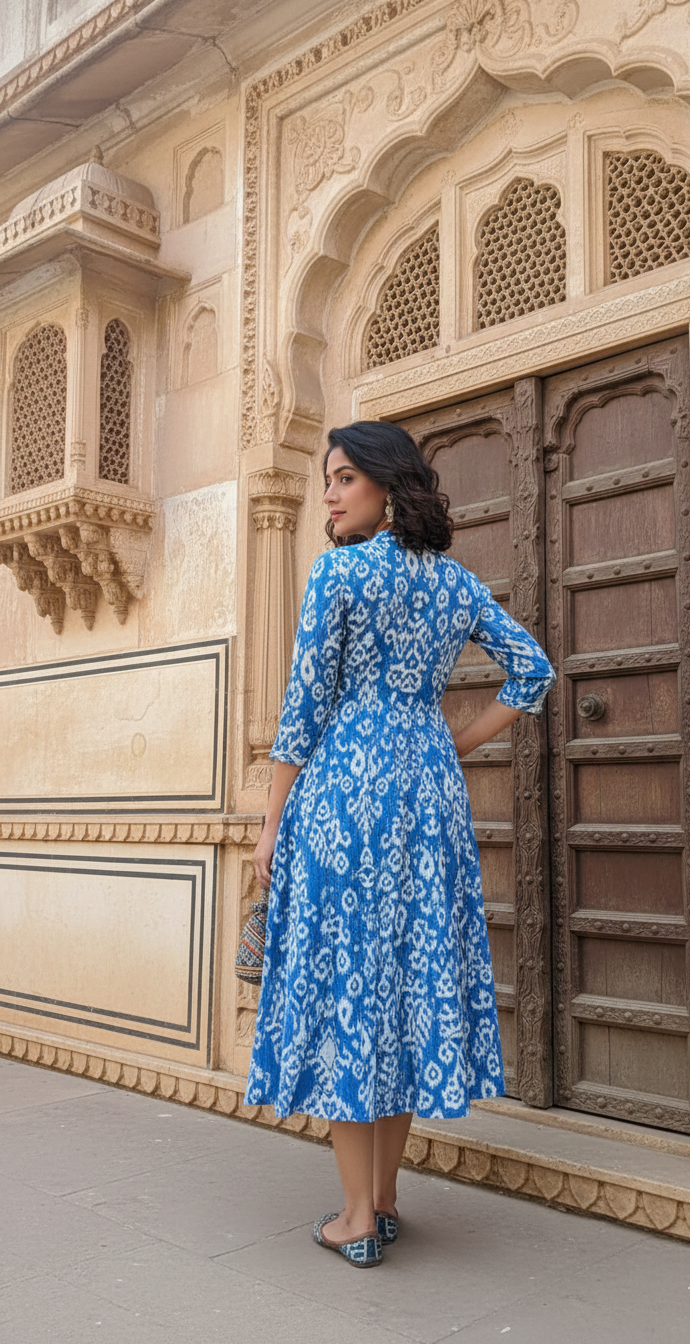 Cotton Printed Dress