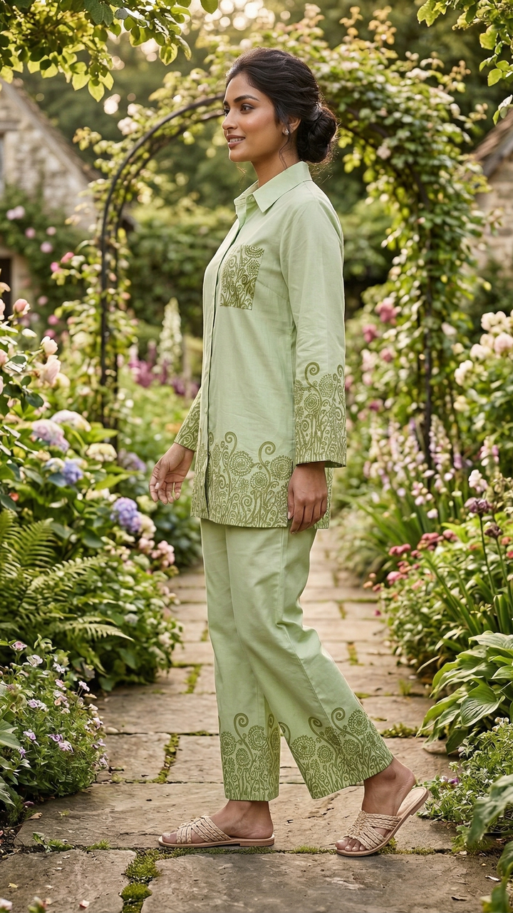Meadow Bloom – Cotton Co-Ord Set