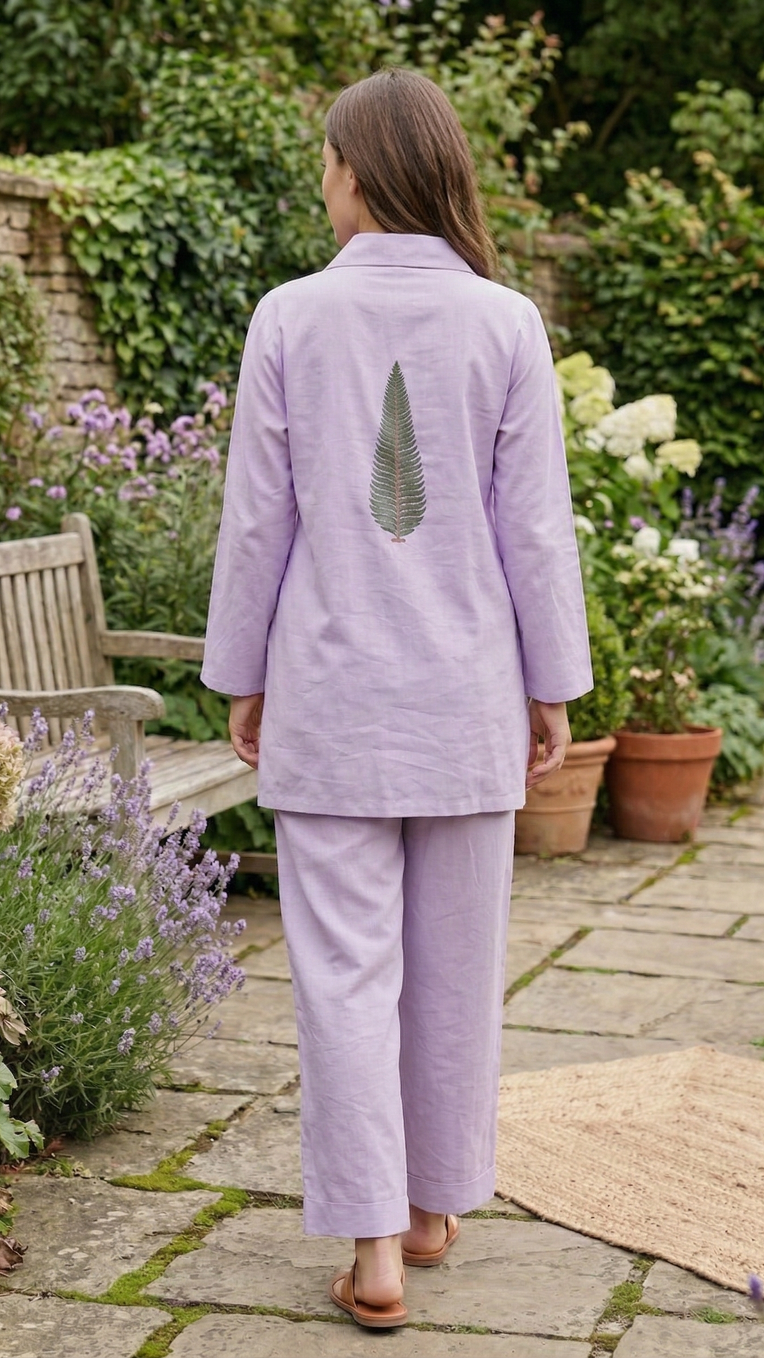 Lilac Fern Poetry Co-ord Set