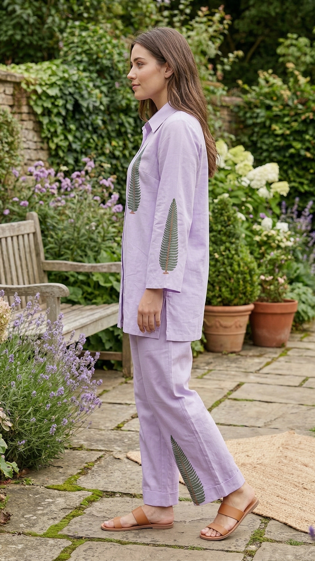 Lilac Fern Poetry Co-ord Set