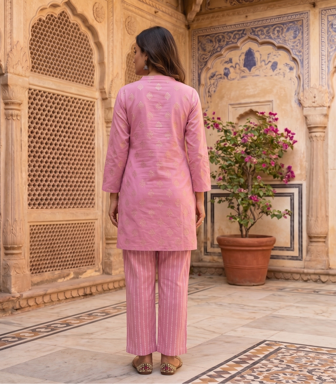 Roshnara Cotton Kurta Set