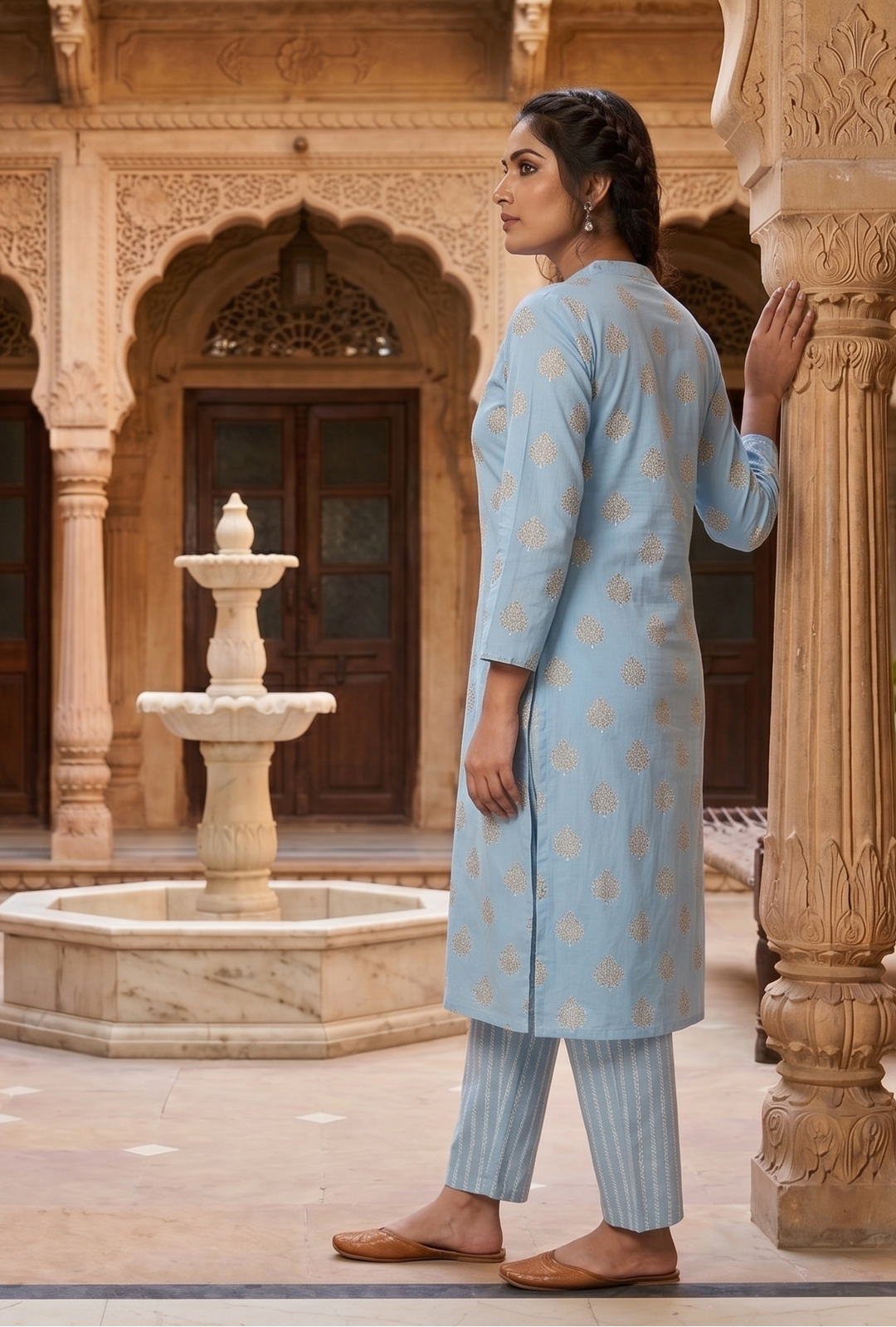 Neerja Cotton Kurta Set