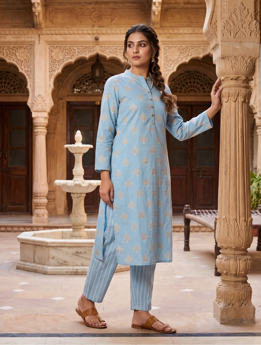 Neerja Cotton Kurta Set