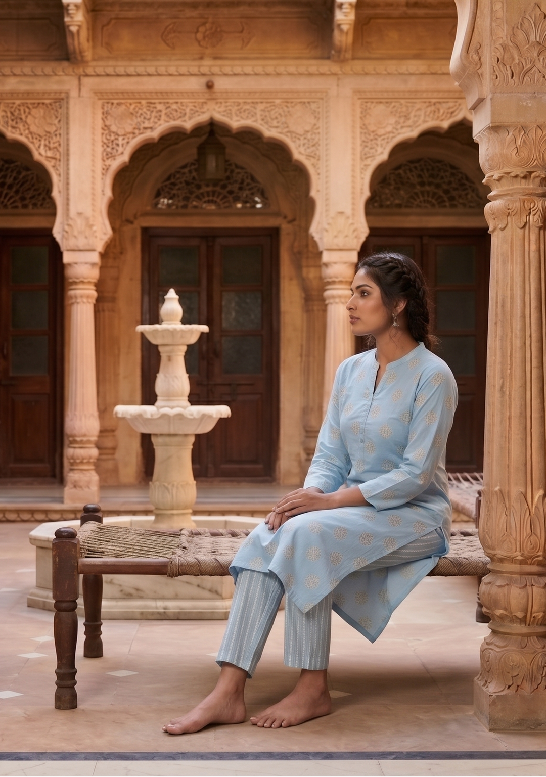 Neerja Cotton Kurta Set