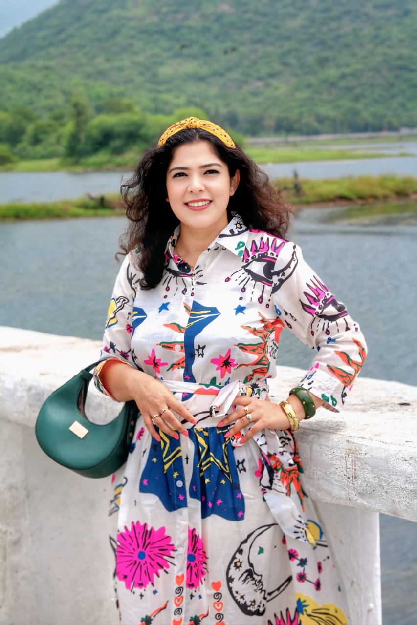 Bohemian Mystic Print Midi Dress