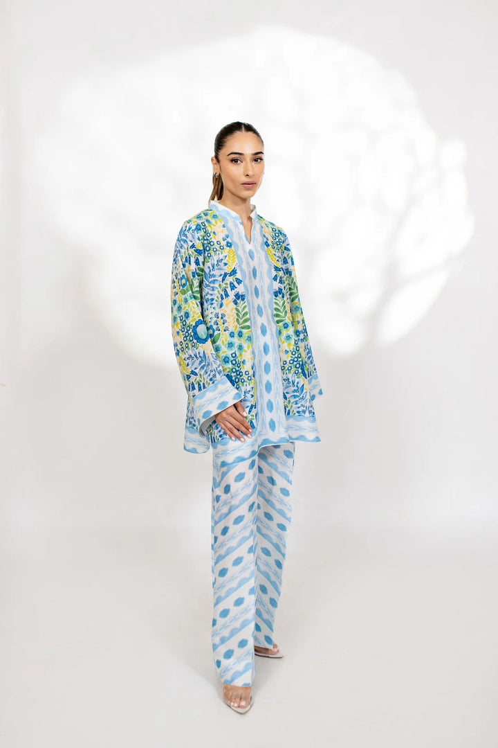 Azure Botanica Co-ord Set