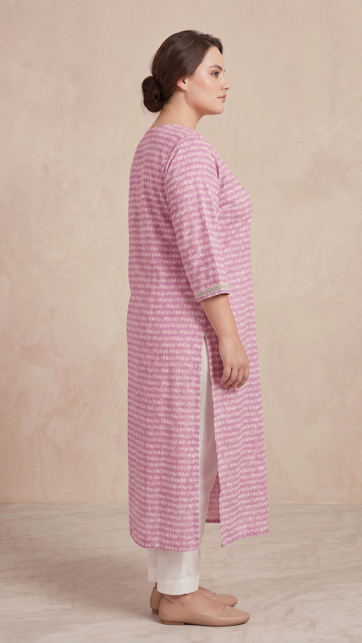 Blushleaf Cotton Kurti