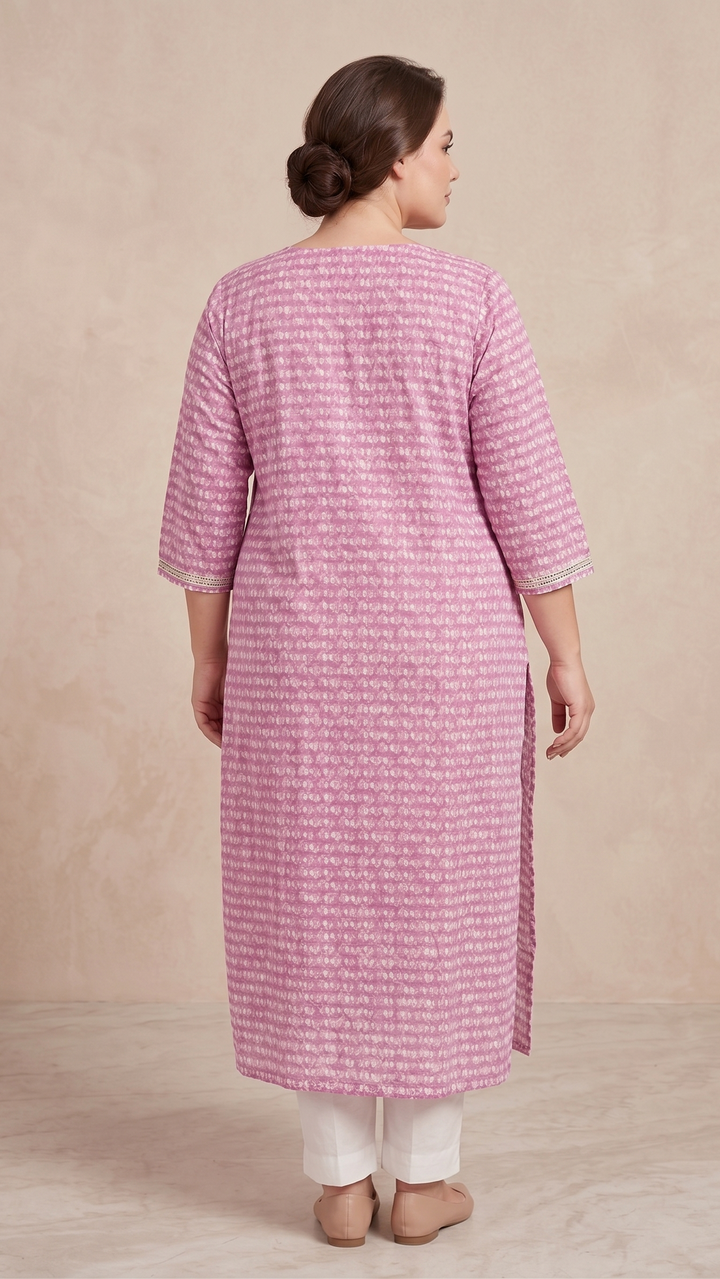 Blushleaf Cotton Kurti