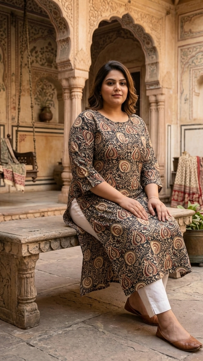 Paisley Cotton Kurti