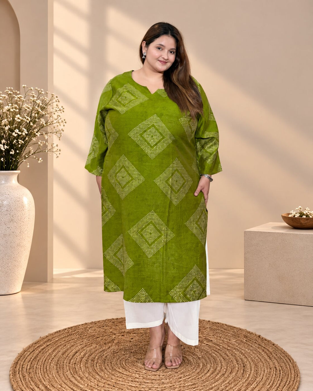 Rangeela Bandhani Kurti