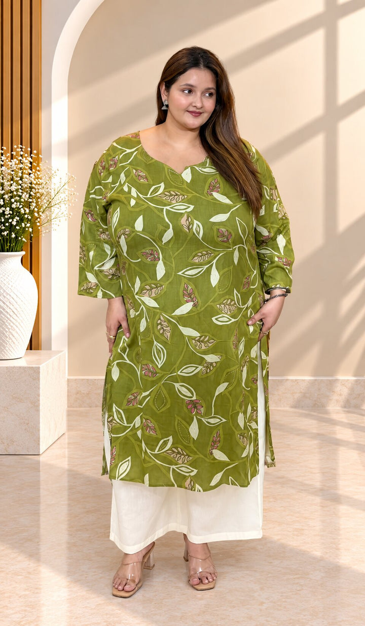 Patrika Leaf Kurti