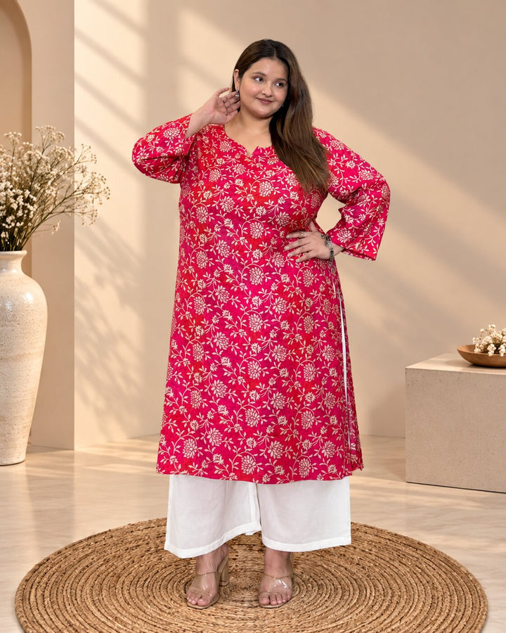 Gulmohar Vine Kurti