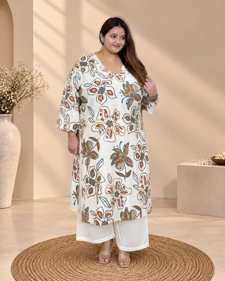 Champakali Floral Kurti