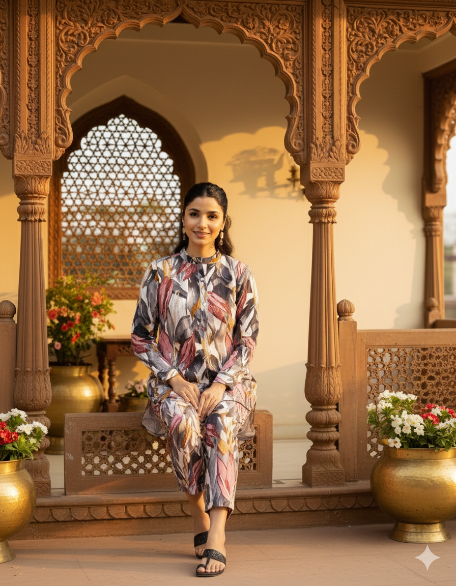 Cotton Printed Co-ord Set-20