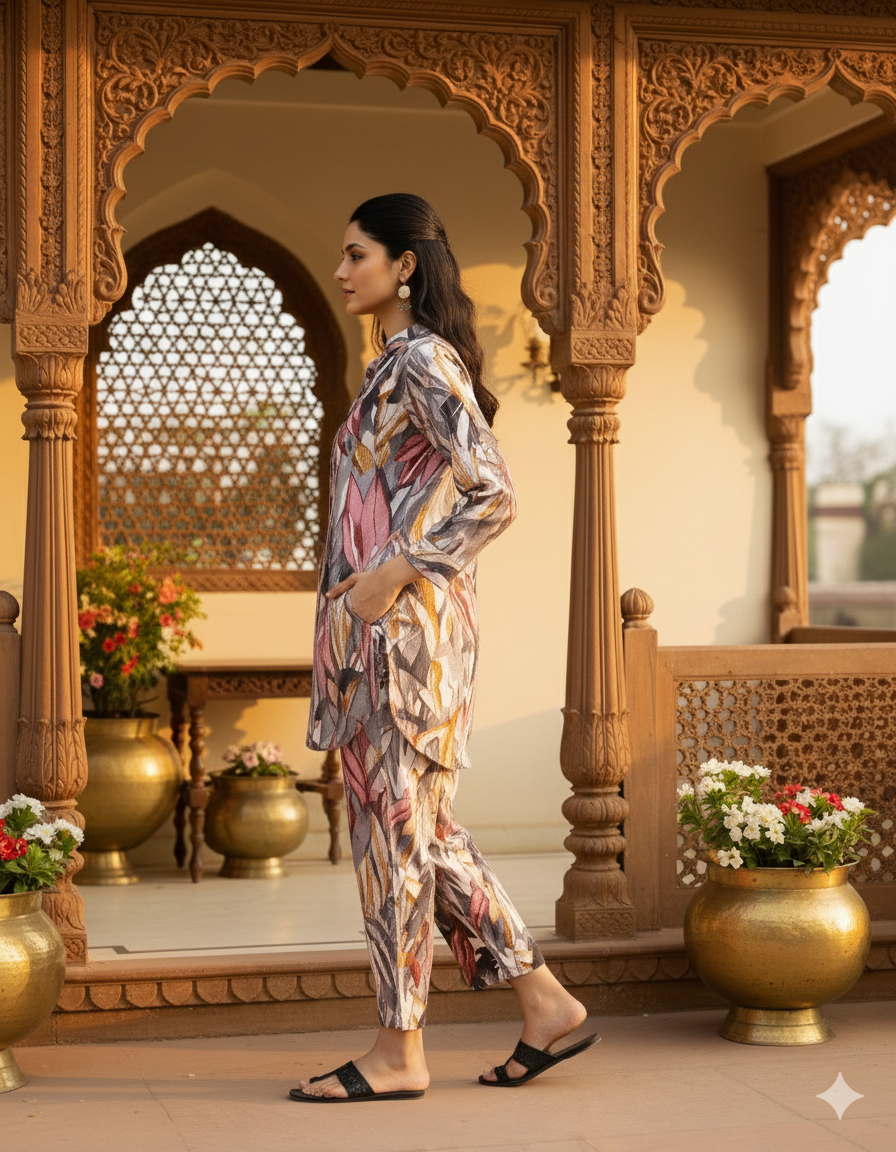 Cotton Printed Co-ord Set-20
