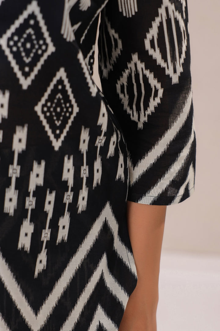 Timeless Ikat – Monochrome Co-Ord Set