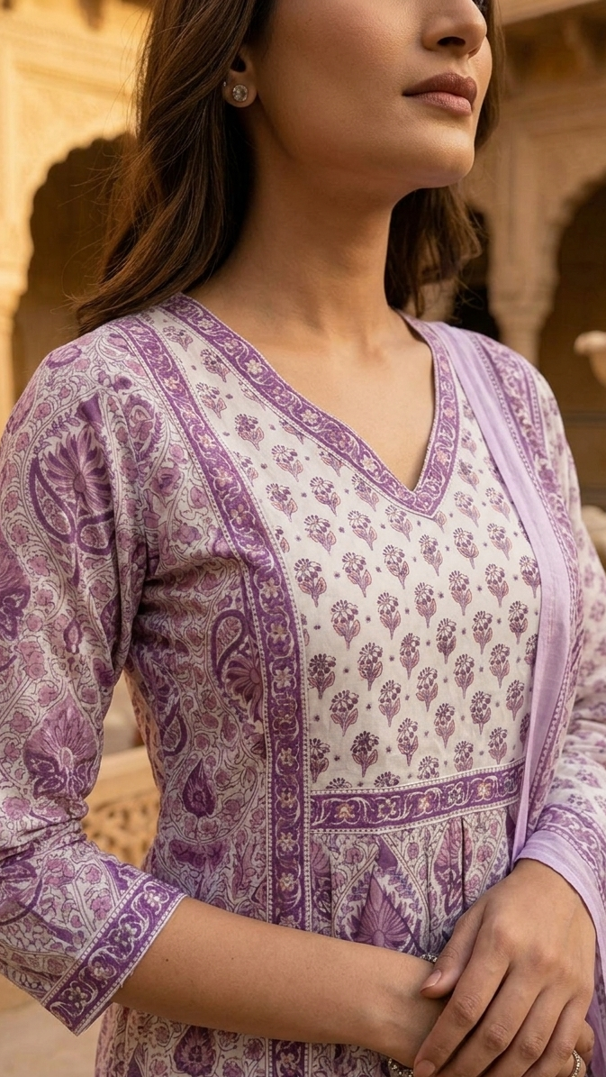 Liliora Cotton Suit Set