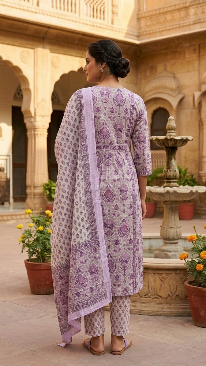 Liliora Cotton Suit Set