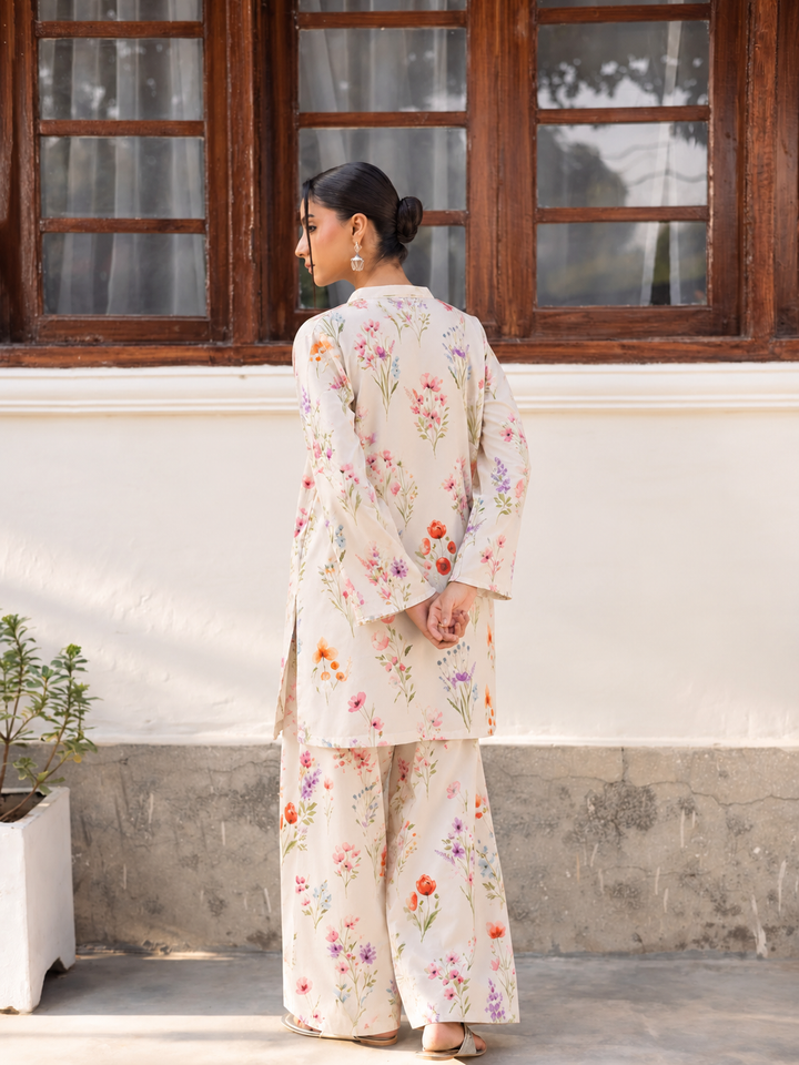 Meadow Floral Farsi Salwar back view
